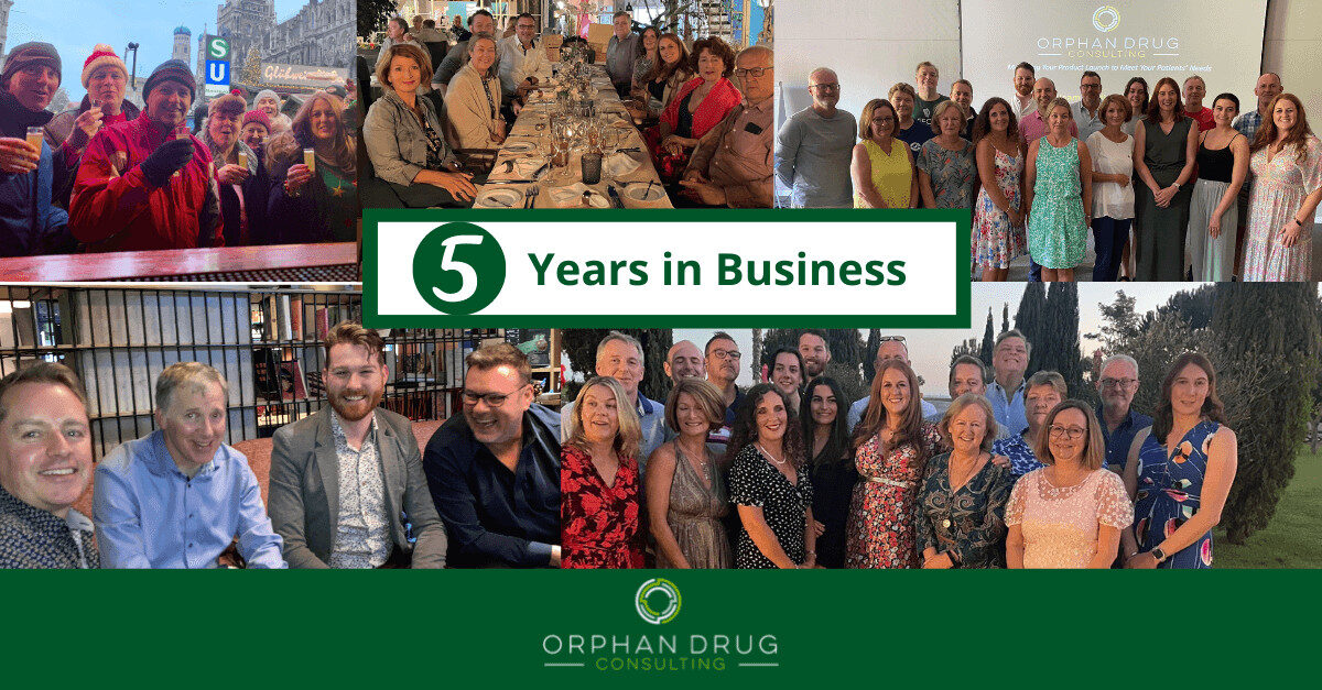 Orphan Drug Consulting Celebrates 5 Years in Business with Key Milestone Achievements in 2022